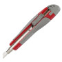 Ніж канцелярський Axent 9мм, metal runners, rubber inserts (6701-А) Ніж канцелярський Axent 9мм, metal runners, rubber inserts (6701-А)