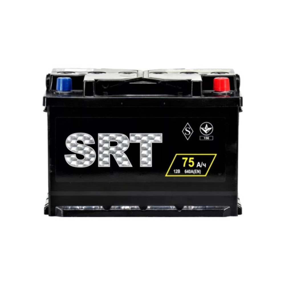 Акумулятор автомобільний SRT 6СТ-75АЗ (1) (+/-) (L3) 640А 12V (E)