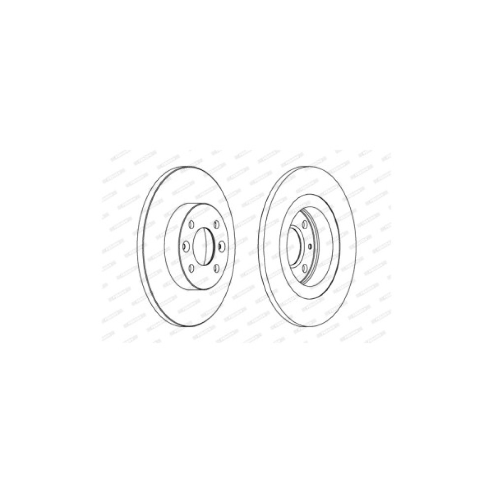Гальмівний диск FERODO DDF1502