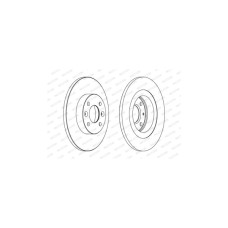 Гальмівний диск FERODO DDF1502