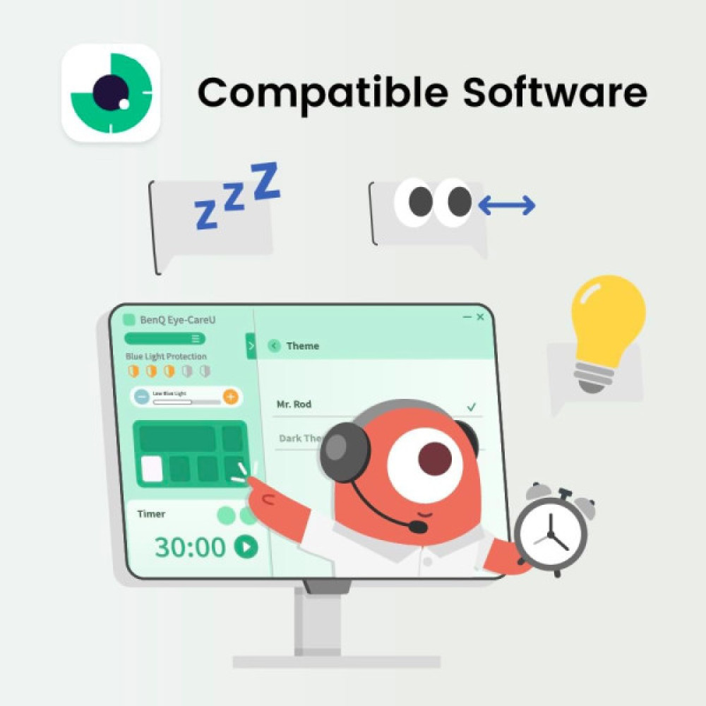 BENQ GW2491 Black (9H.LNELJ.LBE)