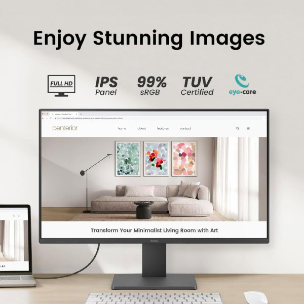 BENQ GW2491 Black (9H.LNELJ.LBE)