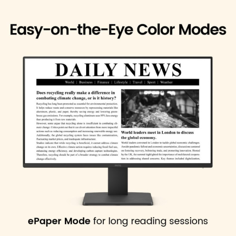 BENQ GW2491 Black (9H.LNELJ.LBE)