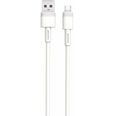 Дата кабель USB 2.0 AM to Micro 5P 1.0m 5A white XO (NB166-M-1-WH)