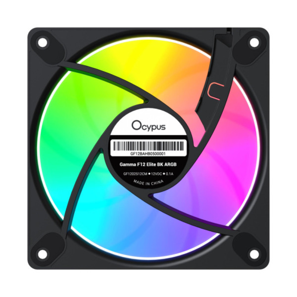 Кулер до корпусу OCYPUS GAMMA F12 ELITE BK A (GAMMA-F12-BK3AM01E-GL)