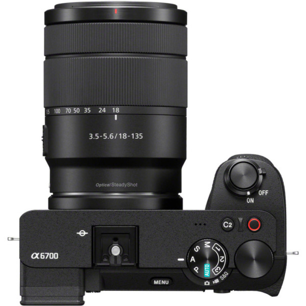 Цифровий фотоапарат Sony Alpha 6700 kit 18-135 Black (ILCE6700MB.CEC)