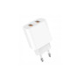 Зарядний пристрій Denmen 2xUSB 2.4A white (DM-DC05-WH)