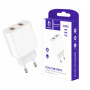 Зарядний пристрій Denmen 2xUSB 2.4A white (DM-DC05-WH)