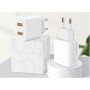 Зарядний пристрій Denmen 2xUSB 2.4A white (DM-DC05-WH)