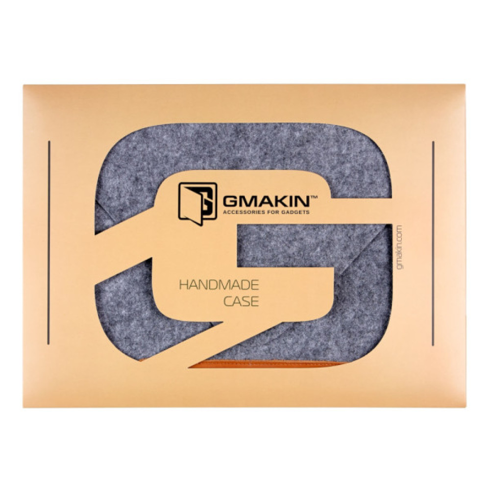 Чохол до ноутбука Gmakin 13" GM10 Grey/Brown для MacBook Pro 13 (GM10-13New)