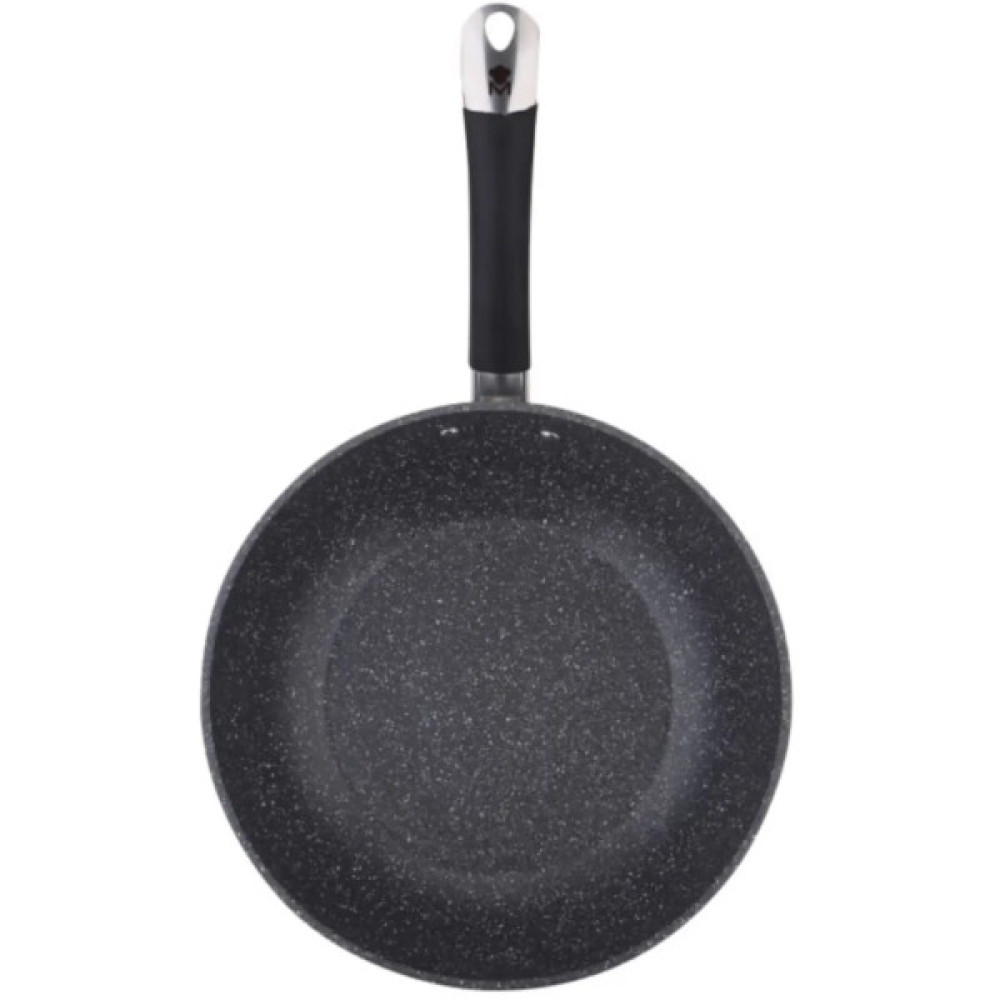 Сковорода MasterPro Home edition, Вок з кришкою, 28 см (BGMP-3289-BK)