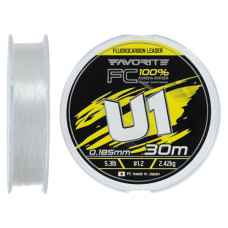 Флюорокарбон Favorite U1 FC 30m 1.2/0.185mm 5.3lb/2.42kg (1693.12.09)