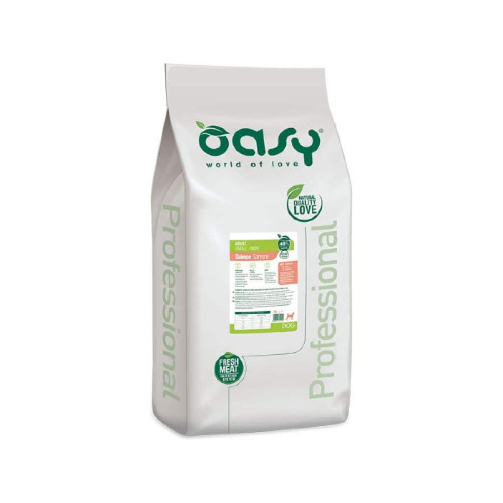 Сухий корм для собак OASY One Animal Protein ADULT Small/Mini з лососем 800 г (8053017348339)