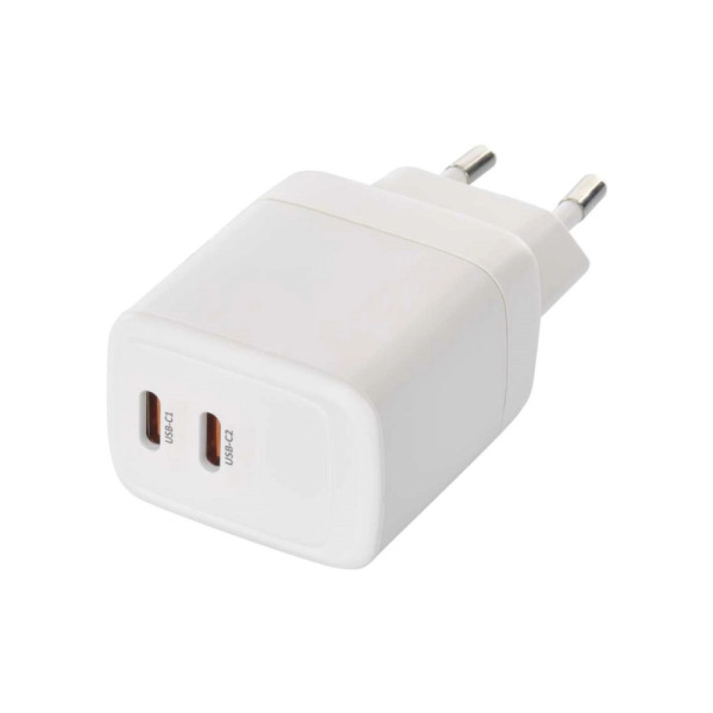 Зарядний пристрій EMOS V03G35 2xUSB-C 35W GaN (V03G35)