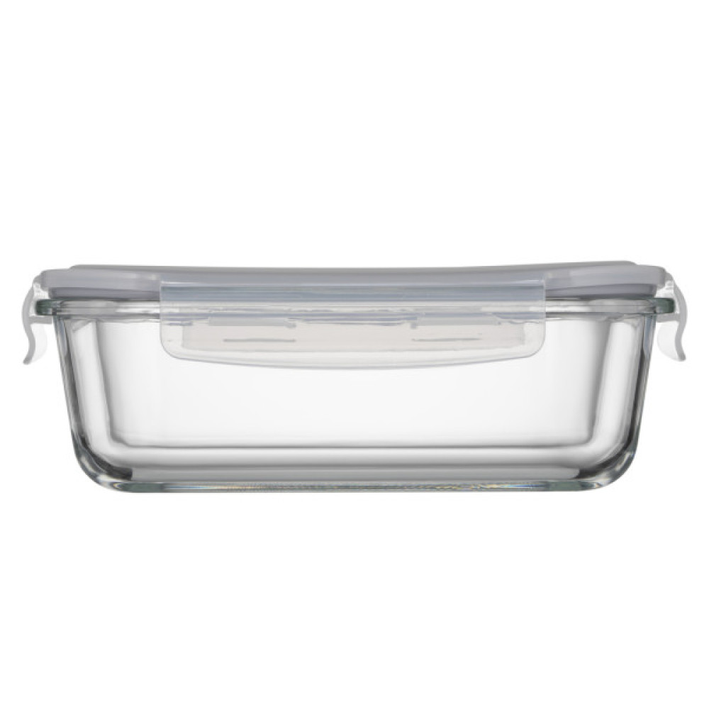 Харчовий контейнер Ardesto Gemini прямокутний, 1.06л, боросилікатне скло, прозорий (AR1210BRC)
