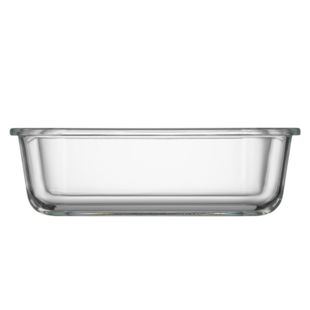 Харчовий контейнер Ardesto Gemini прямокутний, 1.06л, боросилікатне скло, прозорий (AR1210BRC)