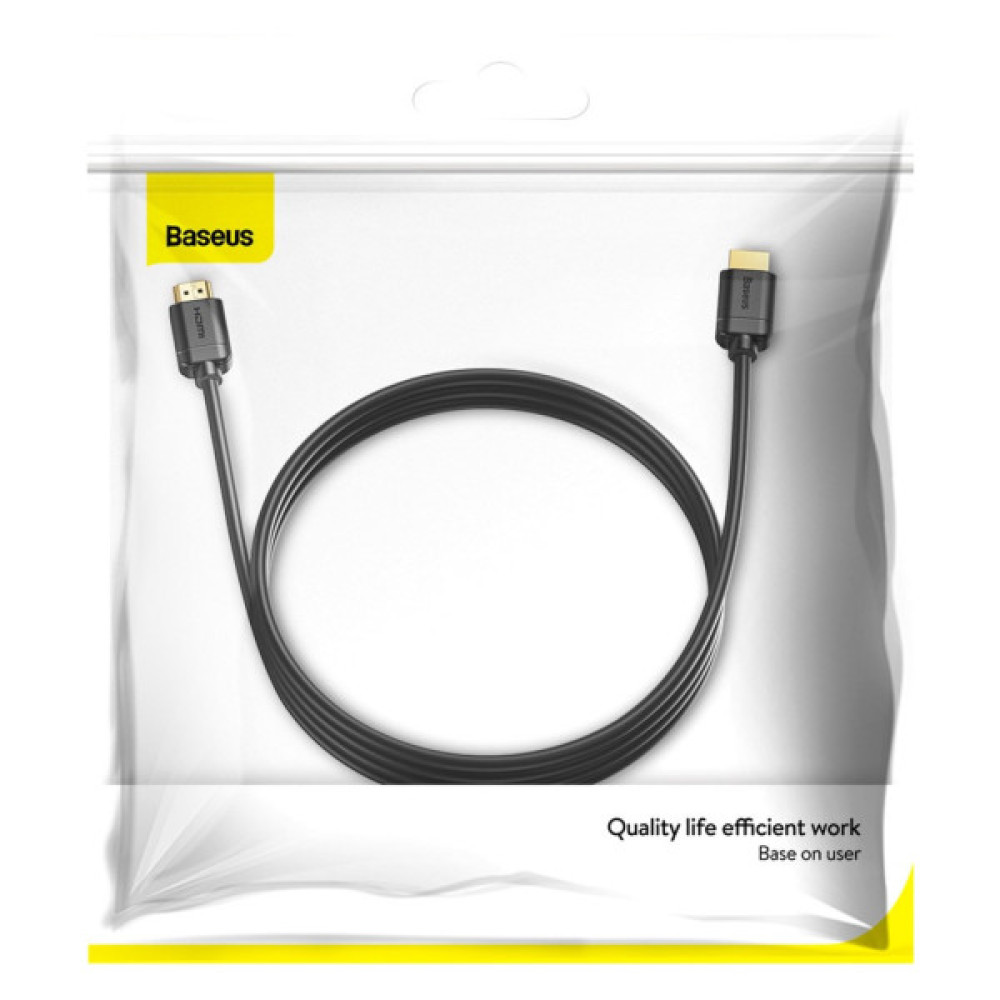 Кабель мультимедійний HDMI M to HDMI M 3.0m V2.0 Baseus (CAKGQ-C01)