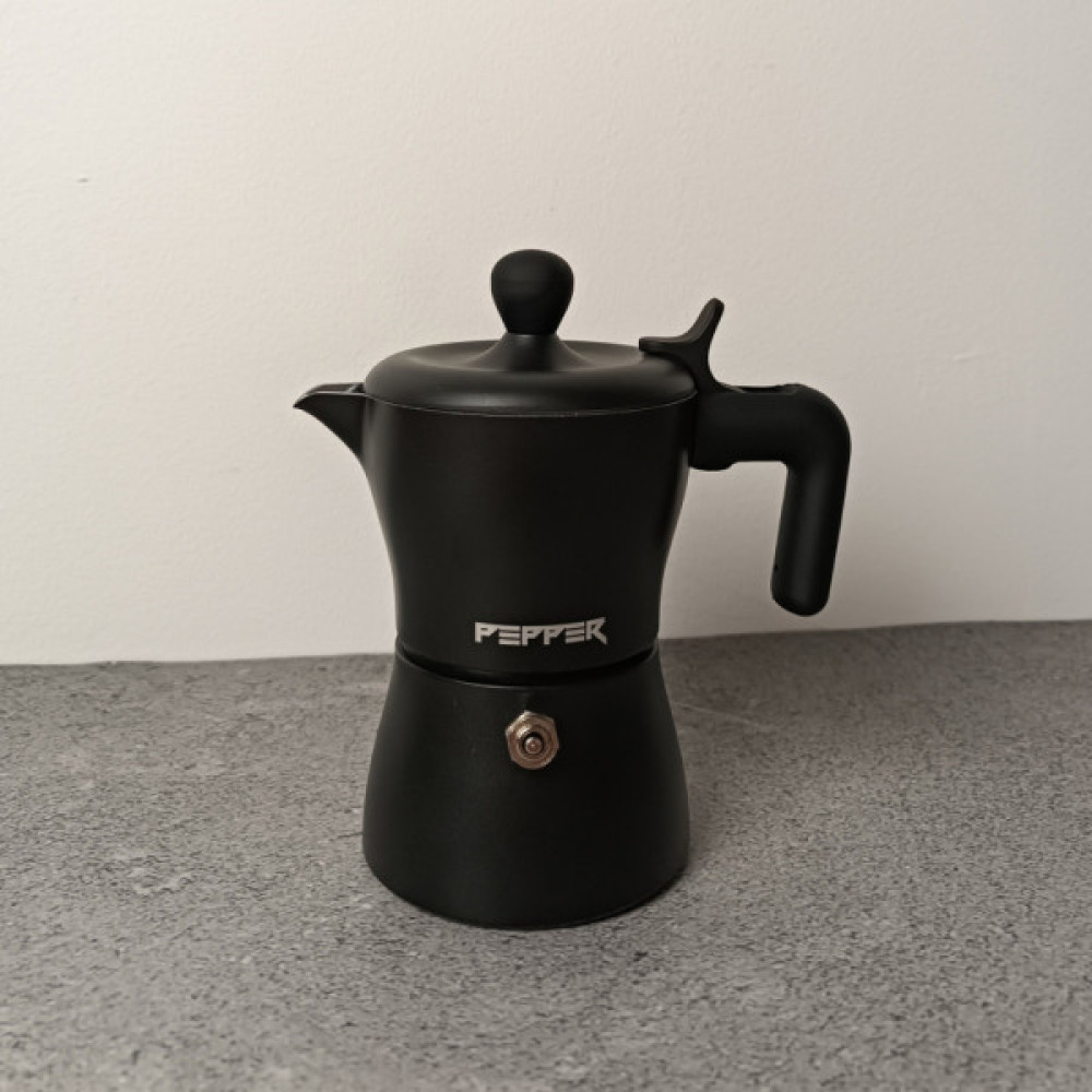 Гейзерна кавоварка Pepper Чорна Перлина 100 мл (PR-2242)