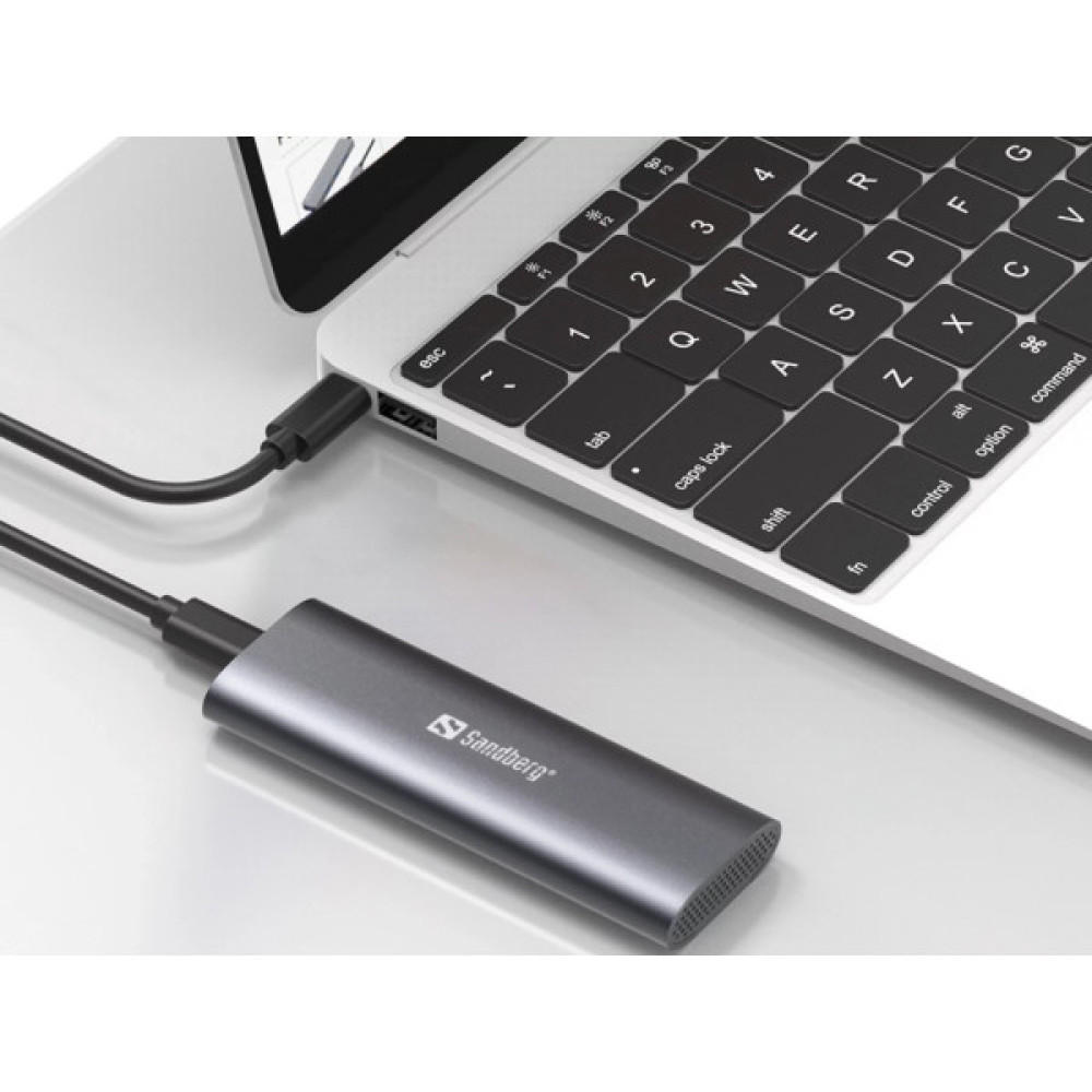 Кишеня зовнішня Sandberg SSD M.2, (NVMe) M-Key USB Type-C 3.2 (136-39)