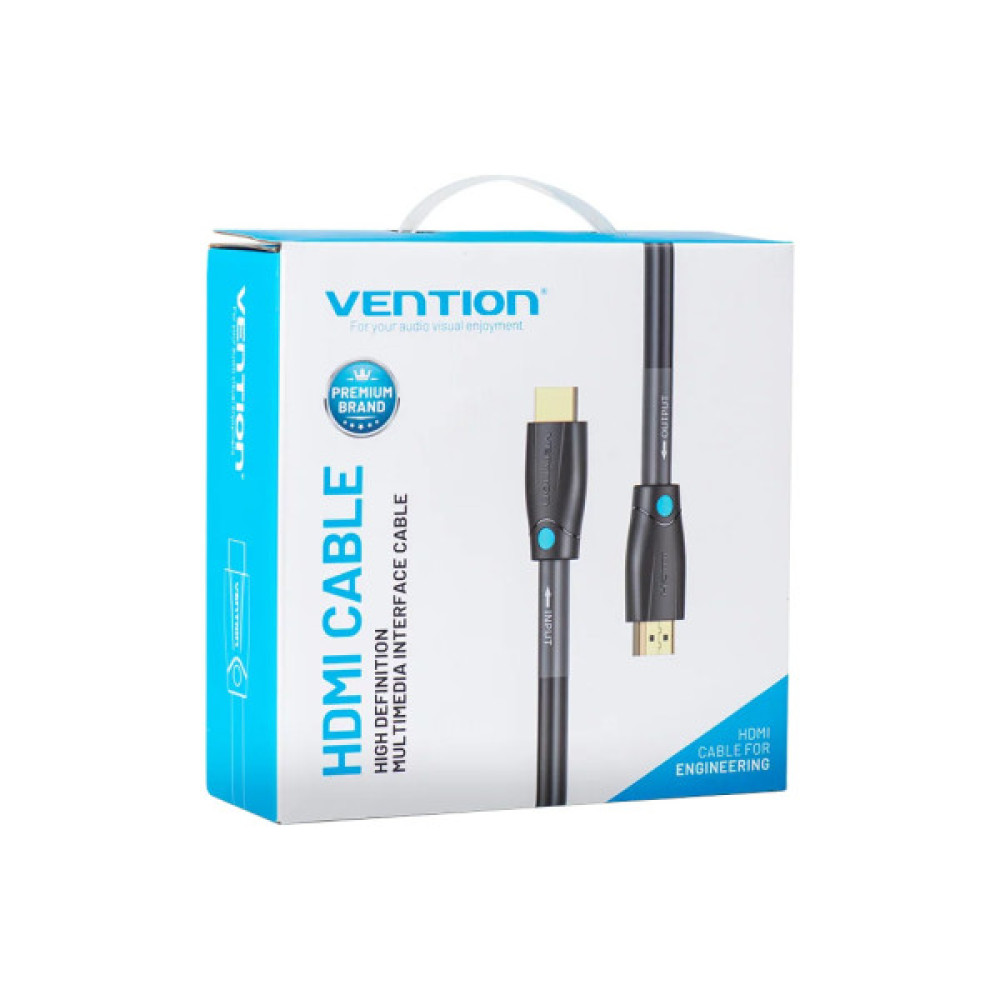 Кабель мультимедійний HDMI M to HDMI M 10.0m V2.0 4K60Hz black Vention (AAMBL)