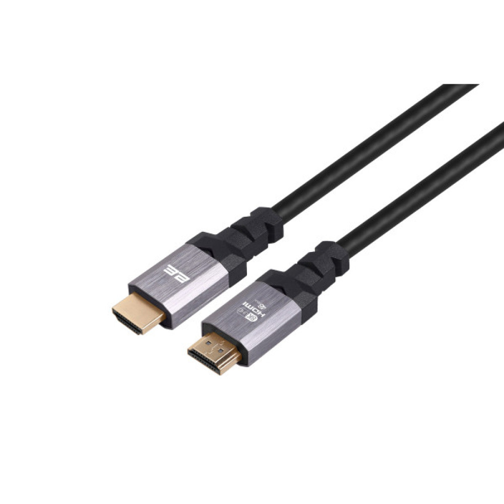 Кабель 2E HDMI (M/M) 3м, 2.1, 4K/120Hz, 8K/60Hz 48Gbps, Ultra High Speed, чорний