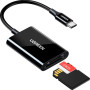 Зчитувач флеш-карт Ugreen USB-C 3.1 to TF/SD CM265 Black (35622)