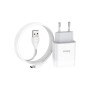 Зарядний пристрій HOCO C73A Glorious dual port charger set(Type-C) White (6931474713070) Зарядний пристрій HOCO C73A Glorious dual port charger set(Type-C) White (6931474713070)