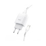 Зарядний пристрій HOCO C73A Glorious dual port charger set(Type-C) White (6931474713070) Зарядний пристрій HOCO C73A Glorious dual port charger set(Type-C) White (6931474713070)