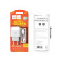 Зарядний пристрій HOCO C73A Glorious dual port charger set(Type-C) White (6931474713070) Зарядний пристрій HOCO C73A Glorious dual port charger set(Type-C) White (6931474713070)