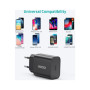 Зарядний пристрій Choetech 1xUSB 20W (1 USB-C) PD matte wall charger black (Q5004-EU-BK) Зарядний пристрій Choetech 1xUSB 20W (1 USB-C) PD matte wall charger black (Q5004-EU-BK)