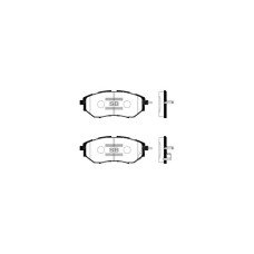 Гальмівні колодки HI-Q SP1534