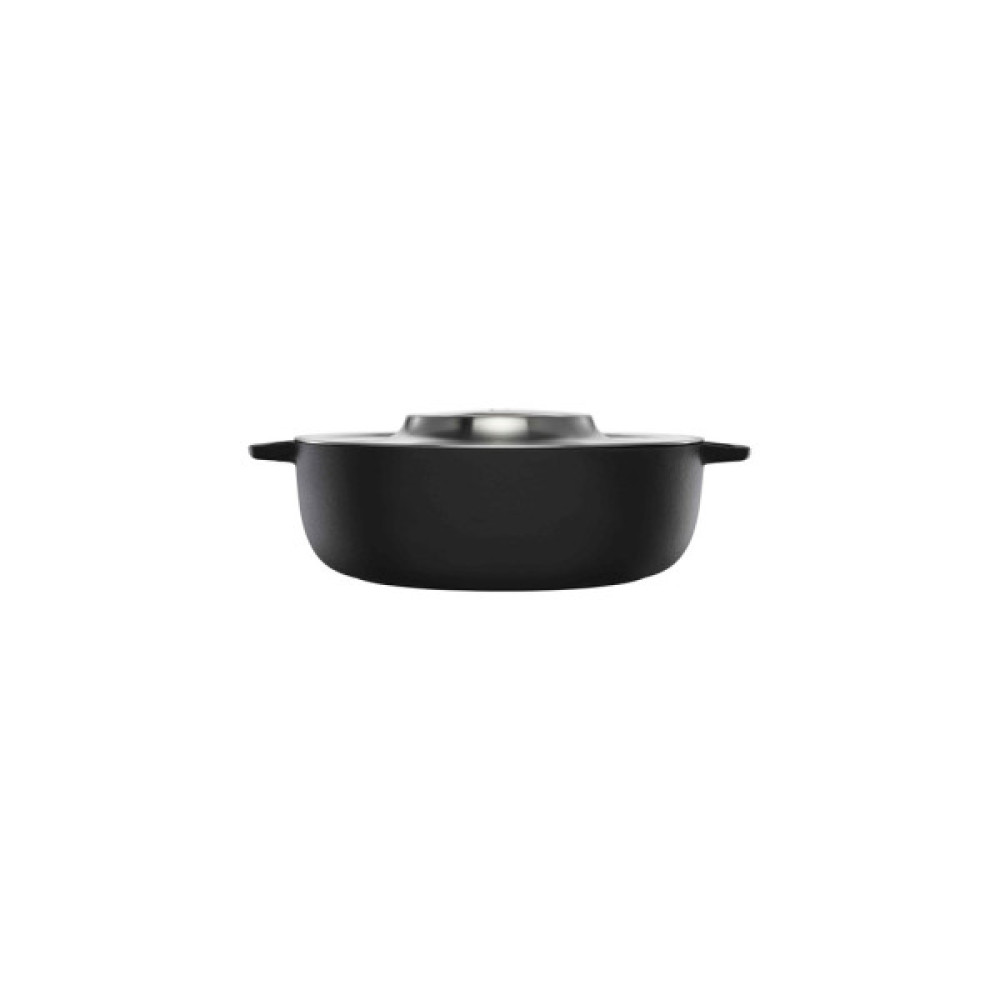 Каструля Fiskars Norden Grill з кришкою чавунна 6 л (1066430)