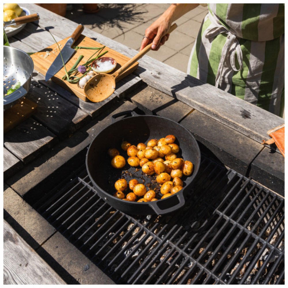 Каструля Fiskars Norden Grill з кришкою чавунна 6 л (1066430)