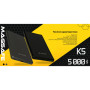 Батарея універсальна BePhone 5000mAh, 15W, MagSafe, black (BP-K5-BK)