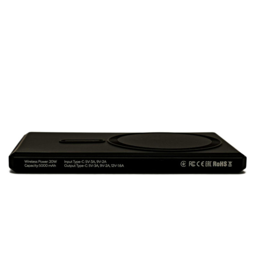 Батарея універсальна BePhone 5000mAh, 15W, MagSafe, black (BP-K5-BK)
