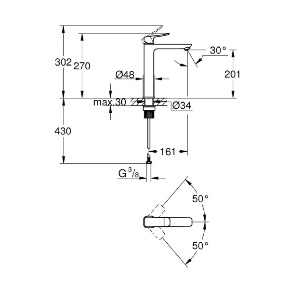 Змішувач Grohe QuickFix 1018922430
