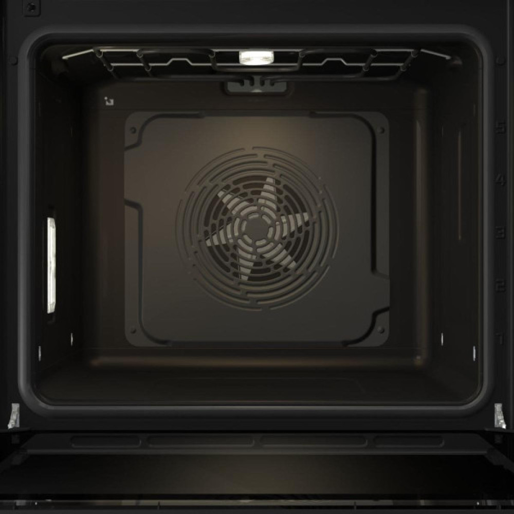 Духова шафа Gorenje електрична, 77л, A+, пара, дисплей, IconTouch, чорний