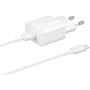 Зарядний пристрій Samsung USB-С 15W White + Cable USB-C 1m (EP-T1510XWEGEU) Зарядний пристрій Samsung USB-С 15W White + Cable USB-C 1m (EP-T1510XWEGEU)