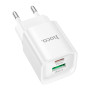 Зарядний пристрій HOCO C147A Charm 1xUSB-C PD20W + 1xUSB QC3.0 White (6942007630276) Зарядний пристрій HOCO C147A Charm 1xUSB-C PD20W + 1xUSB QC3.0 White (6942007630276)