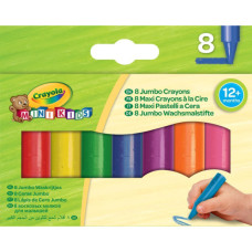 Олівці кольорові Crayola Mini Kids великі воскові для малюків, 8 шт (81-0080)
