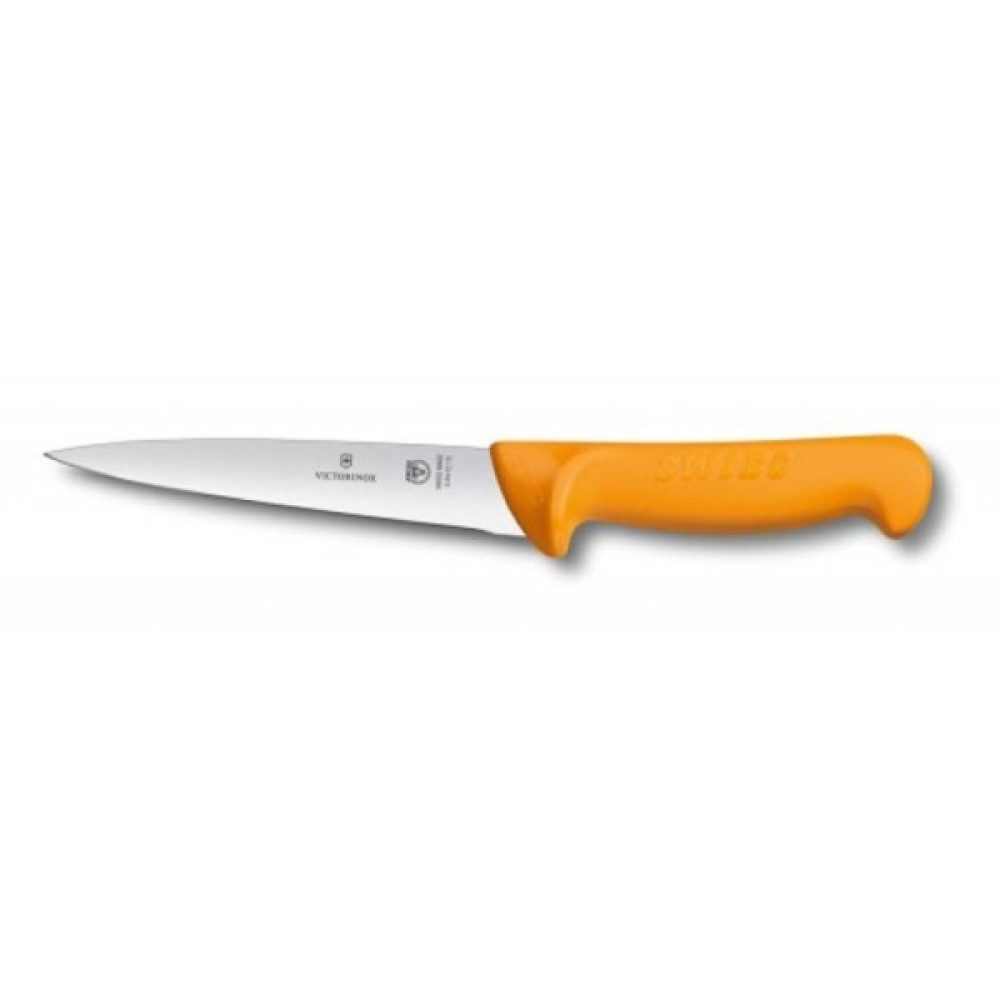 Кухонний ніж Victorinox Swibo, Sticking, оранжевый, 18 см (5.8412.18) Кухонний ніж Victorinox Swibo, Sticking, оранжевый, 18 см (5.8412.18)