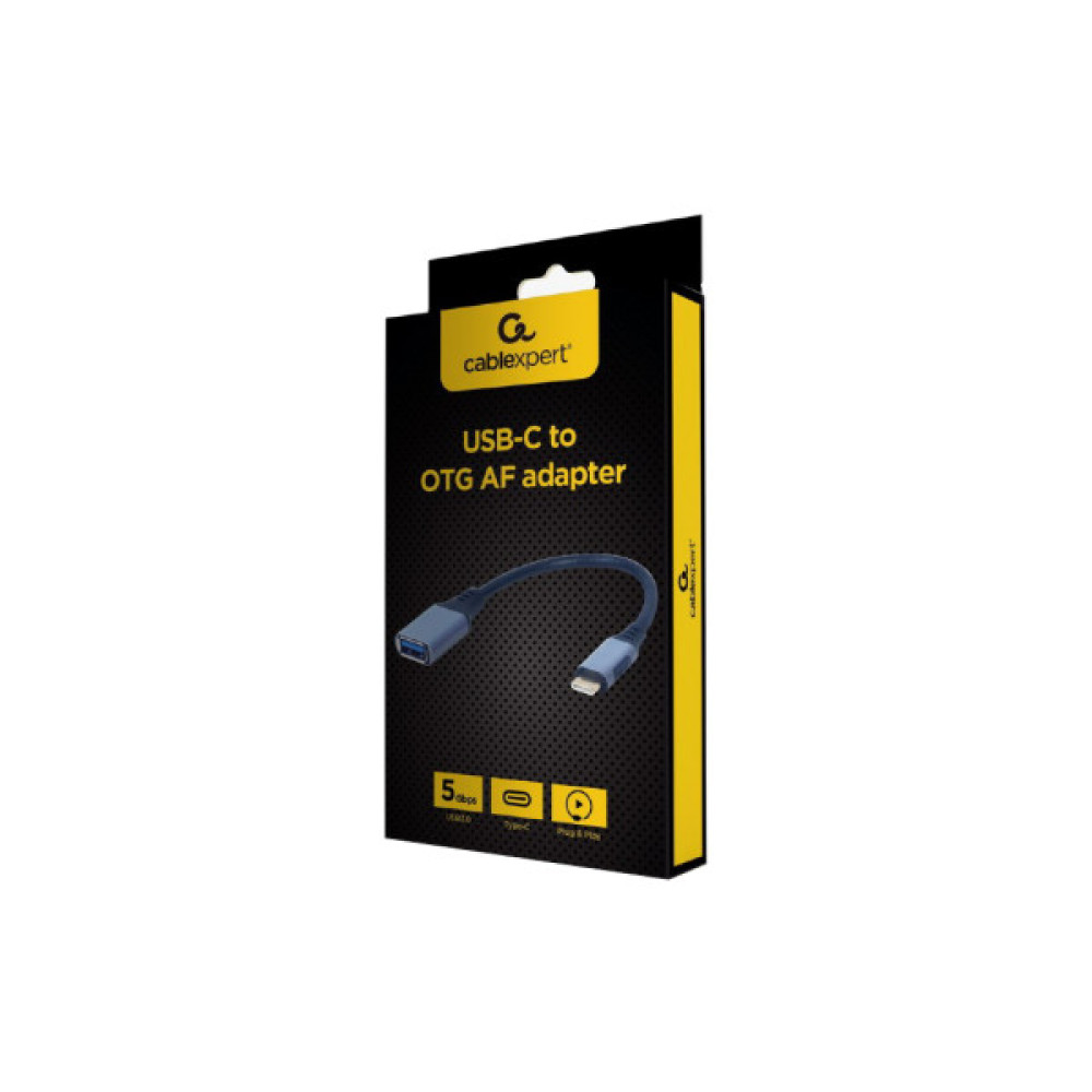 Дата кабель OTG USB 3.0 AF to USB-C 0.15m Cablexpert (A-USB3C-OTGAF-01)