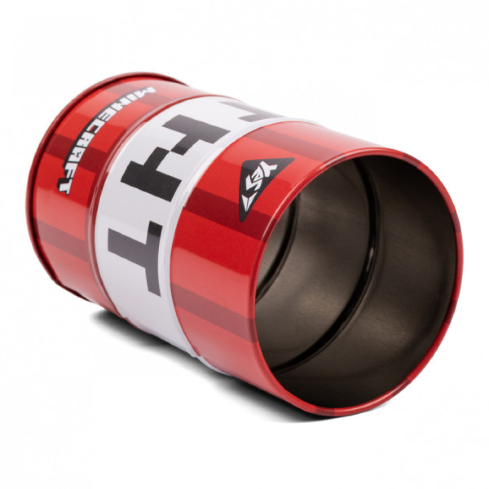 Підставка для дрібниць Yes бочка Minecraft метал, червоний (470497)