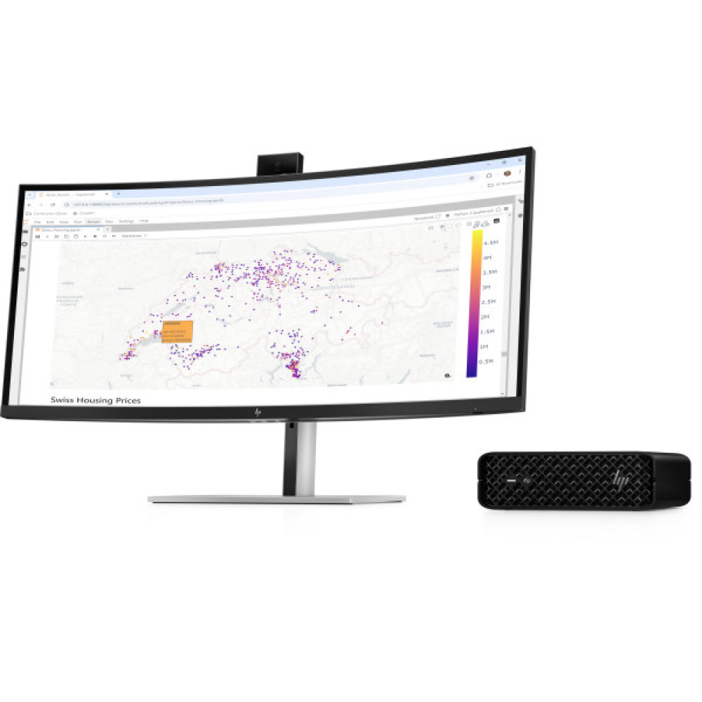 Робоча станція HP Z2 Mini G1i, Intel U7-265, 16GB, F512GB, NVD A1000-8, WiFi, кл+м, Win11P