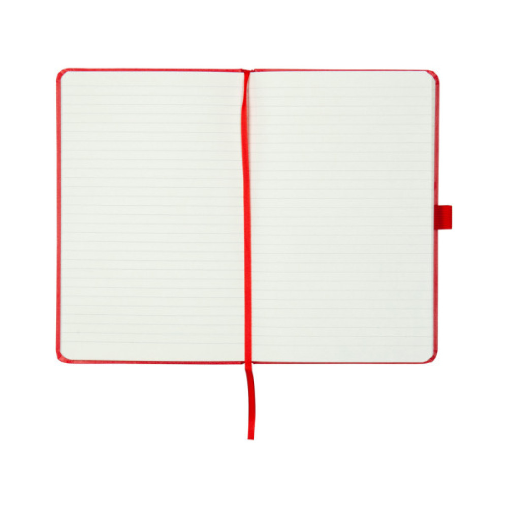 Книга записна Axent Partner 125х195 мм в лінійку 96 аркушів Червона (8308-05-A)
