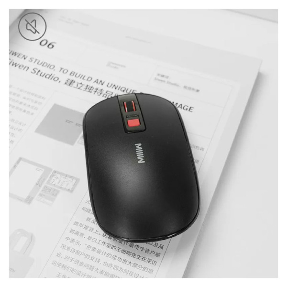 Мишка Xiaomi MiiiW Lite Wireless/Bluetooth Black (MW23M21 Black)