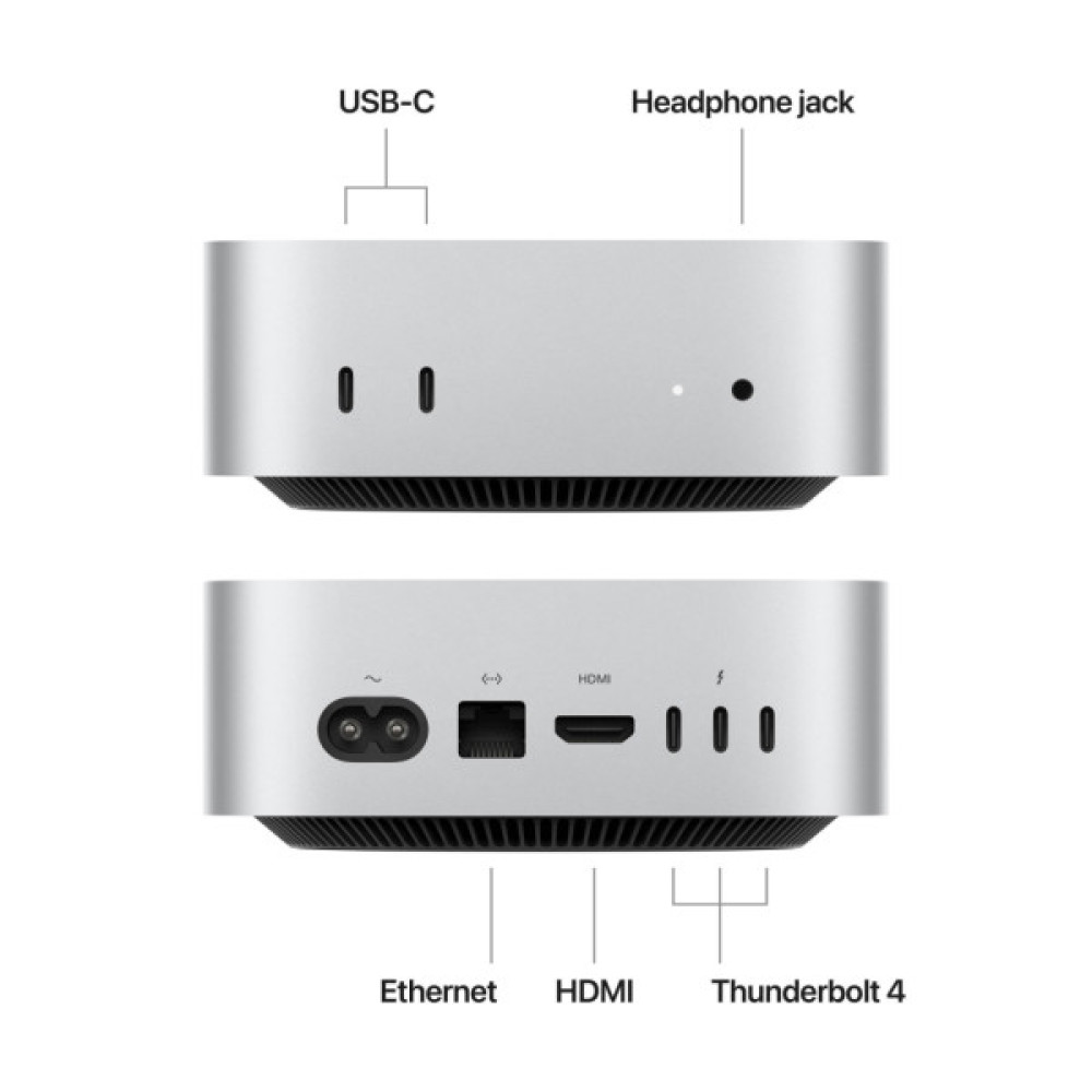 Комп'ютер Apple A3238 Mac mini / Apple M4(10C CPU/10C GPU), 16, 256 (MU9D3UA/A)