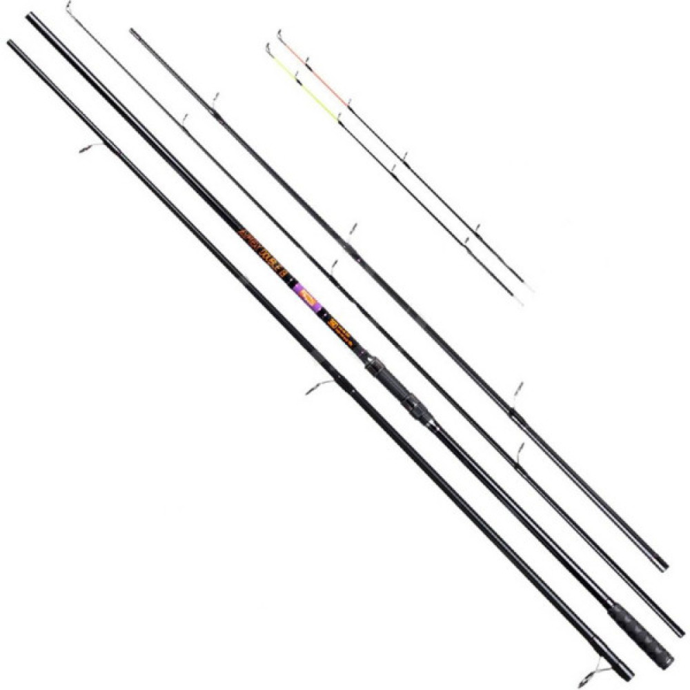 Вудилище Brain фидерное Apex Double 3.60m 4.0lbs/max 180g (1858.41.76)