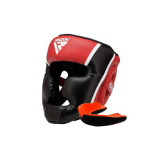 Боксерський шолом RDX Aura Plus T-17 Red/Black XL (HGR-T17RB-XL+)