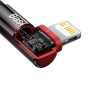 Дата кабель USB-C to Lightning 2.0m 20W black/red Baseus (CAVP000320) Дата кабель USB-C to Lightning 2.0m 20W black/red Baseus (CAVP000320)